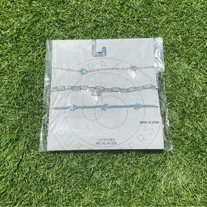 Urban Outfitters layering necklaces